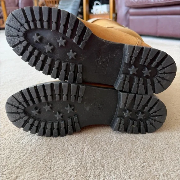 Sorel Women's Tall Tan Suede Shearling-Lined Winter Boots - Picture 5 of 7